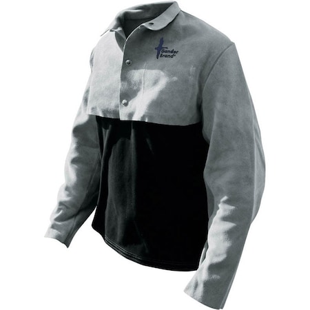 Bdg Welding Cape Sleeves, Pearl Gray, Split Cowhide Leather, XL 63-1-52P-XL